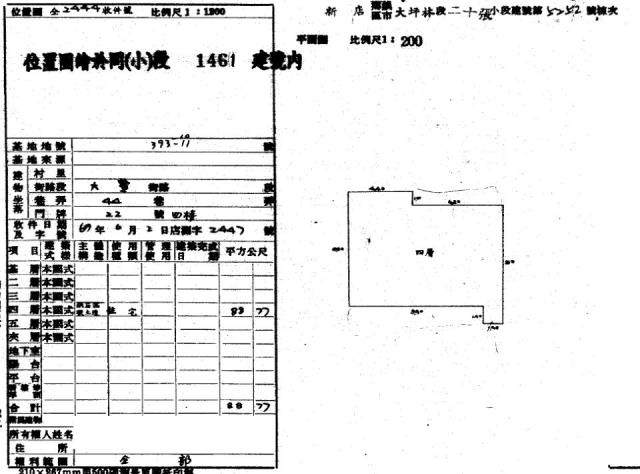 新北新店公寓法拍-1
